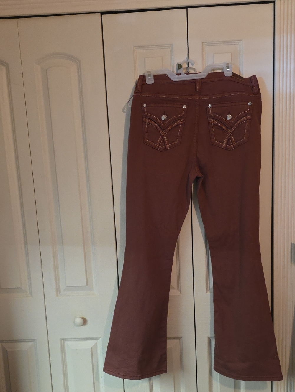 Miss Me burgundy Flared Jeans
